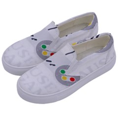 Ipaused2 Kids  Canvas Slip Ons