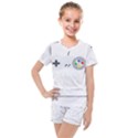 Ipaused2 Kids  Mesh Tee and Shorts Set View1