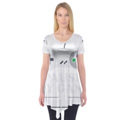I Had To Pause My Game To Be Here Short Sleeve Tunic  by ChezDeesTees