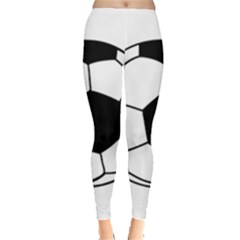 Soccer Lovers Gift Leggings  by ChezDeesTees