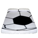 Soccer Lovers Gift Fitted Sheet (King Size) View1