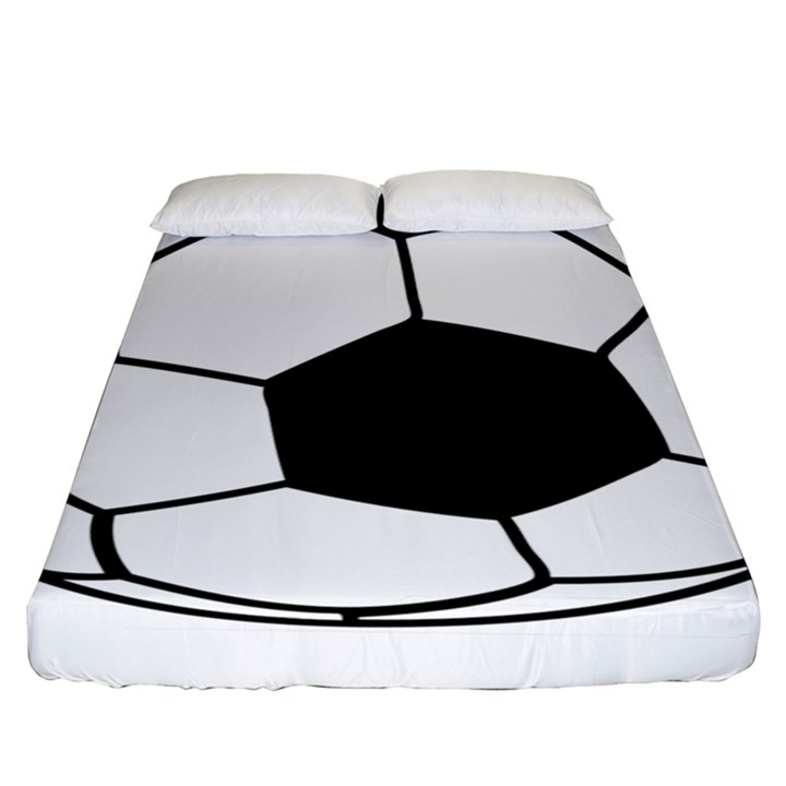 Soccer Lovers Gift Fitted Sheet (King Size)