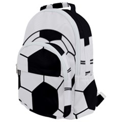 Soccer Lovers Gift Rounded Multi Pocket Backpack by ChezDeesTees