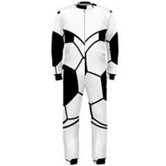 Soccer Lovers Gift Onepiece Jumpsuit (men)  by ChezDeesTees
