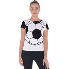 Soccer Lovers Gift Short Sleeve Sports Top  by ChezDeesTees
