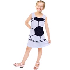 Soccer Lovers Gift Kids  Tunic Dress by ChezDeesTees