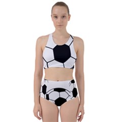 Soccer Lovers Gift Racer Back Bikini Set by ChezDeesTees