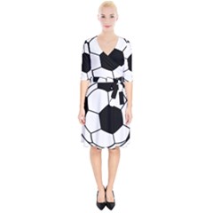 Soccer Lovers Gift Wrap Up Cocktail Dress by ChezDeesTees