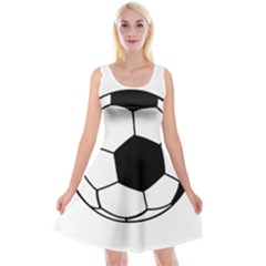 Soccer Lovers Gift Reversible Velvet Sleeveless Dress by ChezDeesTees