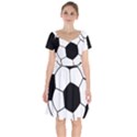 Soccer Lovers Gift Short Sleeve Bardot Dress View1