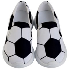 Soccer Lovers Gift Kids Lightweight Slip Ons by ChezDeesTees