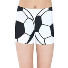 Soccer Lovers Gift Kids  Sports Shorts by ChezDeesTees