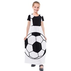Soccer Lovers Gift Kids  Short Sleeve Maxi Dress by ChezDeesTees