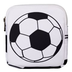 Soccer Lovers Gift Mini Square Pouch by ChezDeesTees