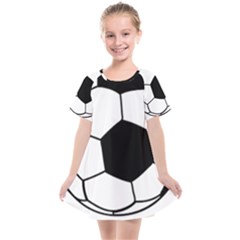 Soccer Lovers Gift Kids  Smock Dress by ChezDeesTees