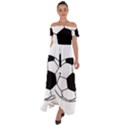 Soccer Lovers Gift Off Shoulder Open Front Chiffon Dress View1