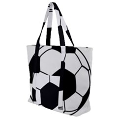 Soccer Lovers Gift Zip Up Canvas Bag by ChezDeesTees