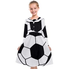 Soccer Lovers Gift Kids  Midi Sailor Dress by ChezDeesTees
