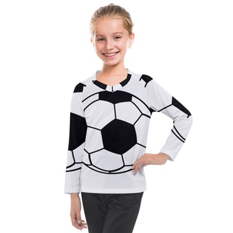 Soccer Lovers Gift Kids  Long Mesh Tee by ChezDeesTees