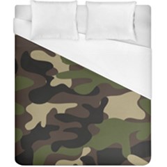 Texture Military Camouflage-repeats Seamless Army Green Hunting Duvet Cover (california King Size) by Vaneshart