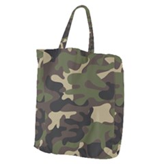 Texture Military Camouflage-repeats Seamless Army Green Hunting Giant Grocery Tote by Vaneshart