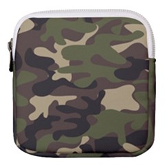 Texture Military Camouflage-repeats Seamless Army Green Hunting Mini Square Pouch by Vaneshart