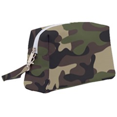 Texture Military Camouflage-repeats Seamless Army Green Hunting Wristlet Pouch Bag (large) by Vaneshart