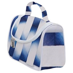 Blue Strips Satchel Handbag by Sparkle