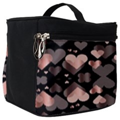 Shiny Hearts Make Up Travel Bag (big) by Sparkle