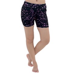 Digital Polka Lightweight Velour Yoga Shorts by Sparkle