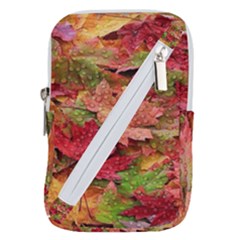 Spring Leafs Belt Pouch Bag (small) by Sparkle