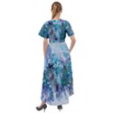 Sea anemone  Front Wrap High Low Dress View2