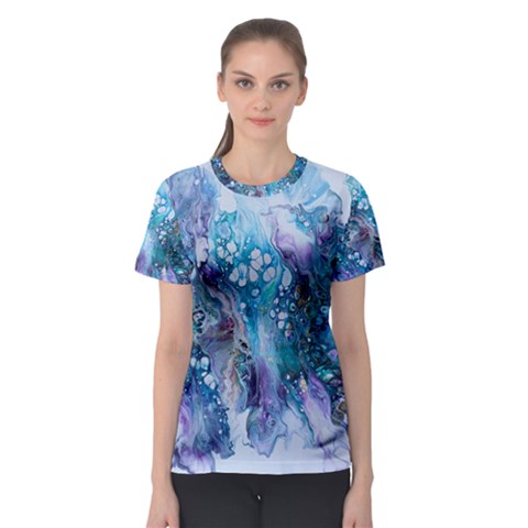 Sea Anemone  Women s Sport Mesh Tee by CKArtCreations