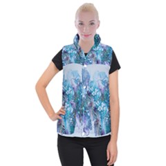 Sea Anemone  Women s Button Up Vest