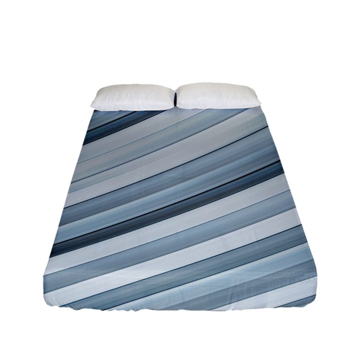 Modern Stripes Print Fitted Sheet (Full/ Double Size)