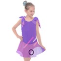 Colorful-abstract-wallpaper-theme Kids  Tie Up Tunic Dress View1