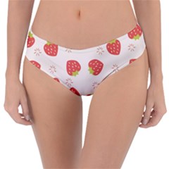 Strawberries-pattern-design Reversible Classic Bikini Bottoms by Vaneshart