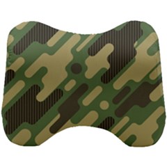 Camouflage-pattern-background Head Support Cushion