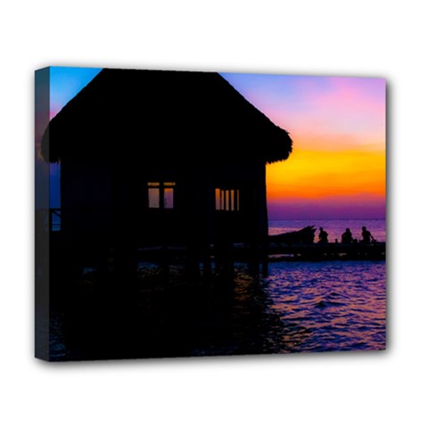 Ocean Dreaming Deluxe Canvas 20  X 16  (stretched) by essentialimage