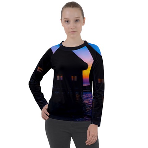 Ocean Dreaming Women s Long Sleeve Raglan Tee by essentialimage