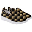 Golden-chess-board-background Kids  Slip On Sneakers View3