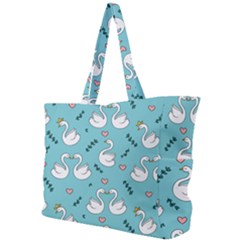 Elegant-swan-pattern-design Simple Shoulder Bag