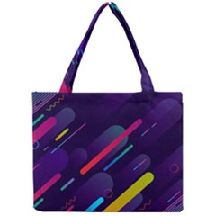 Colorful-abstract-background Mini Tote Bag by Vaneshart