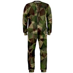 Abstract Vector Military Camouflage Background Onepiece Jumpsuit (men)  by Vaneshart