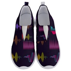 Colorful-sound-wave-set No Lace Lightweight Shoes by Vaneshart