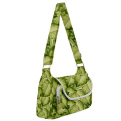 Seamless pattern with green leaves Multipack Bag