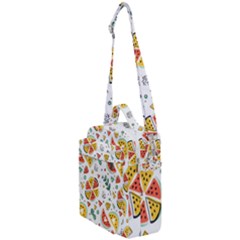 Seamless-hipster-pattern-with-watermelons-mint-geometric-figures Crossbody Day Bag