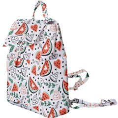 Seamless-vector-pattern-with-watermelons-mint Buckle Everyday Backpack by Vaneshart