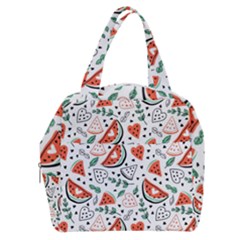 Seamless-vector-pattern-with-watermelons-mint Boxy Hand Bag by Vaneshart