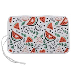 Seamless-vector-pattern-with-watermelons-mint Pen Storage Case (s)